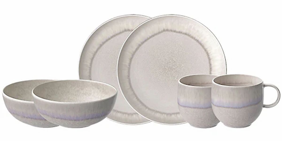 like. by Villeroy & Boch Frühstücks-Geschirrset »Perlemor Sand« Made in Ger günstig online kaufen