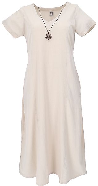 Guru-Shop Midikleid Weiches bequemes Baumwollkleid, Sommerkleid günstig online kaufen