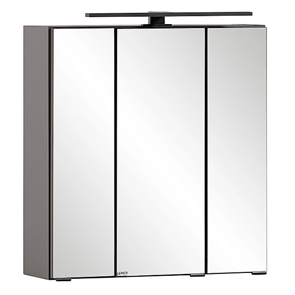 Held Möbel 3D-Spiegelschrank Padua 60 cm Graphitgrau günstig online kaufen