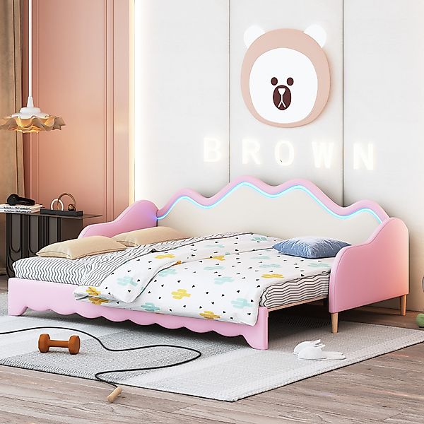 MODFU Schlafsofa 2-in-1 Multifunktions-Polsterbett, Kinderbett aus günstig online kaufen