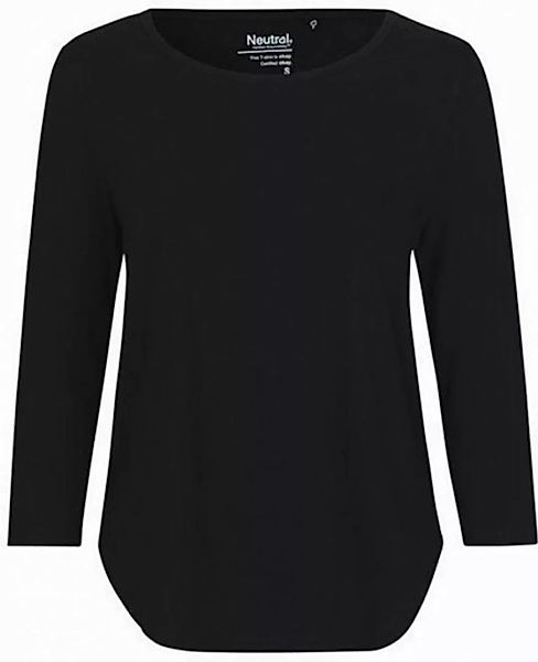 Neutral Langarmshirt Damen Three Quarter Sleeve T-Shirt - 3/4-Ärmel günstig online kaufen