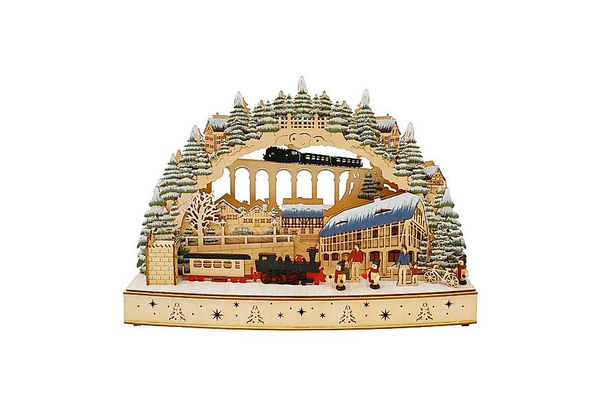 HTI-Living Schwibbogen LED Schwibbogen Eisenbahn Viadukt (1-tlg), Lichterbo günstig online kaufen