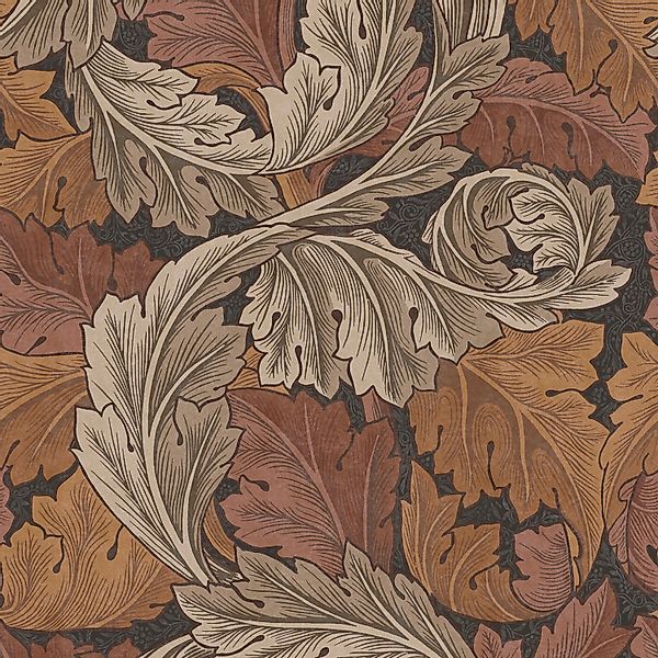 WILLIAM MORRIS AT HOME Vliestapete »Acanthus« Retro texturiert Design Tapet günstig online kaufen