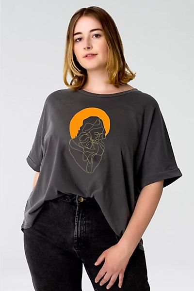 Gots Aufdruck - Mother/ Reine Bio-baumwolle - Vintageshirt Fürs Ganze Jahr günstig online kaufen