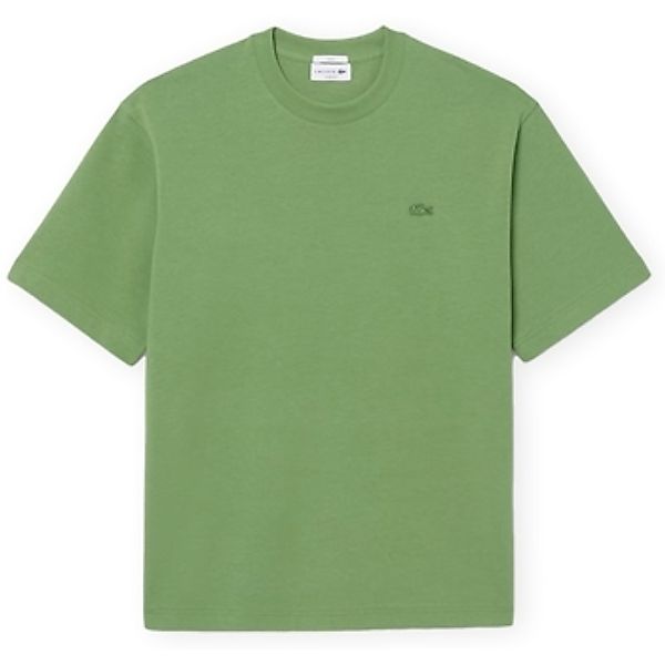 Lacoste  T-Shirt Heavy Jersey Loose Fit T-Shirt - Vert günstig online kaufen