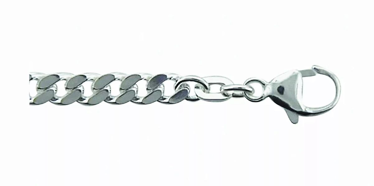 Adelia´s Silberarmband "925 Silber Flach Panzer Armband 21 cm", 21 cm 925 S günstig online kaufen