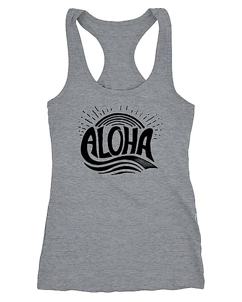 Neverless Tanktop Damen Tank-Top Aloha Wellen günstig online kaufen