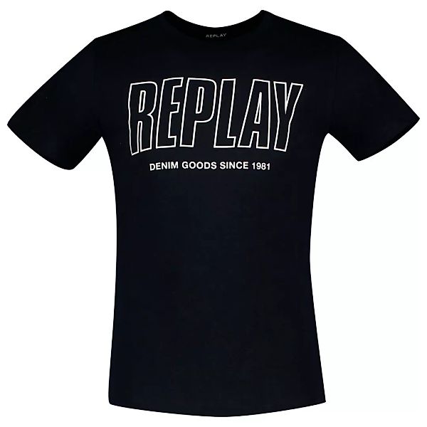 Replay M3395.000.2660 Kurzärmeliges T-shirt S Dark Blue günstig online kaufen