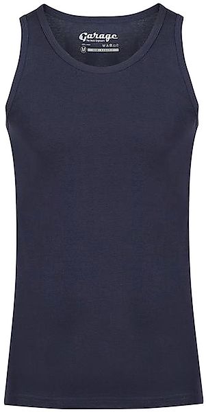 Garage Stretch Basic Singlet Dunkelblau - Größe L günstig online kaufen