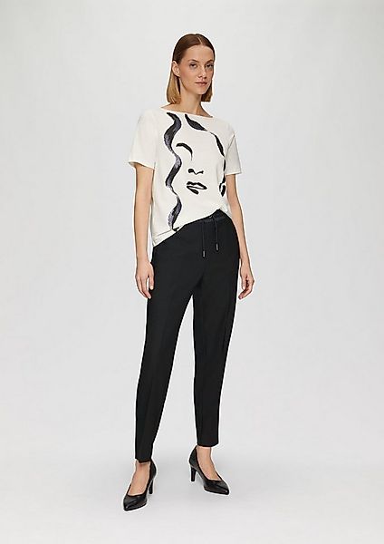 s.Oliver 7/8-Hose Hose Jogpants mit Satin-Bund aus Viskose-Mix günstig online kaufen