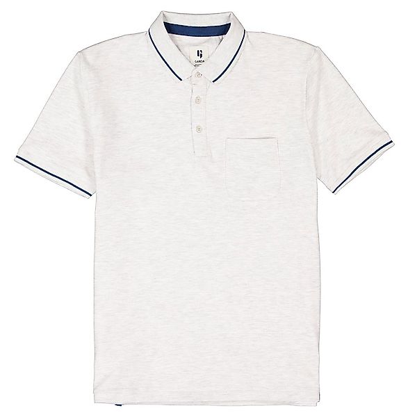 Garcia Kurzarm Polo Shirt XL White Melee günstig online kaufen