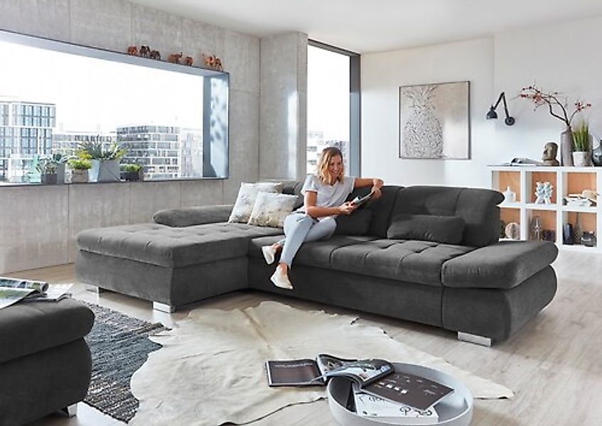 Die PlanBar Ecksofa "MP-IN17004 L-Form, Breite 331 cm, wahlweise weitere Fu günstig online kaufen