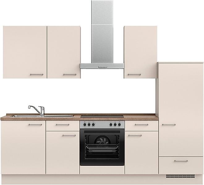 nobilia® Küchenzeile »"Laser I", Ausrichtung wählbar, Breite 270 cm« vormon günstig online kaufen