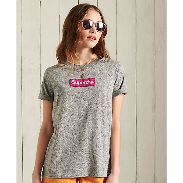 Superdry Core Logo Workwear Kurzarm T-shirt M Grey Slub Grindle günstig online kaufen