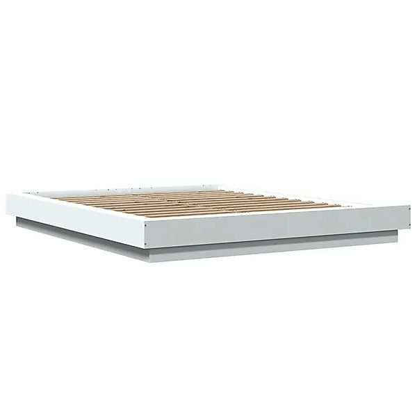 vidaXL Bettgestell Weiß 150x200 cm Holzwerkstoff 3281182 günstig online kaufen