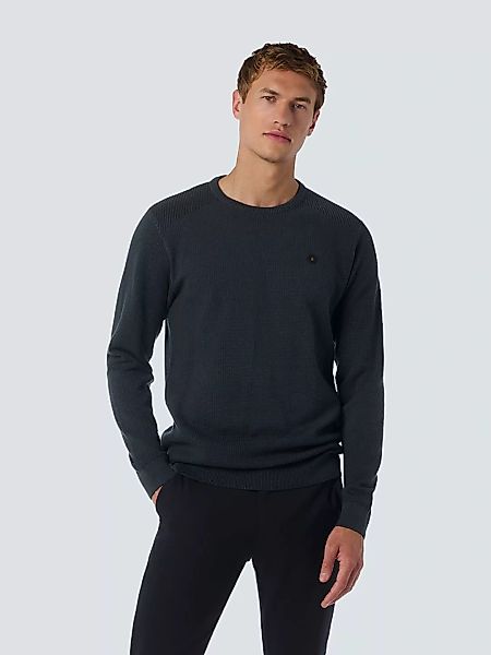 NO EXCESS Rundhalspullover, mit Jacquard Optik günstig online kaufen