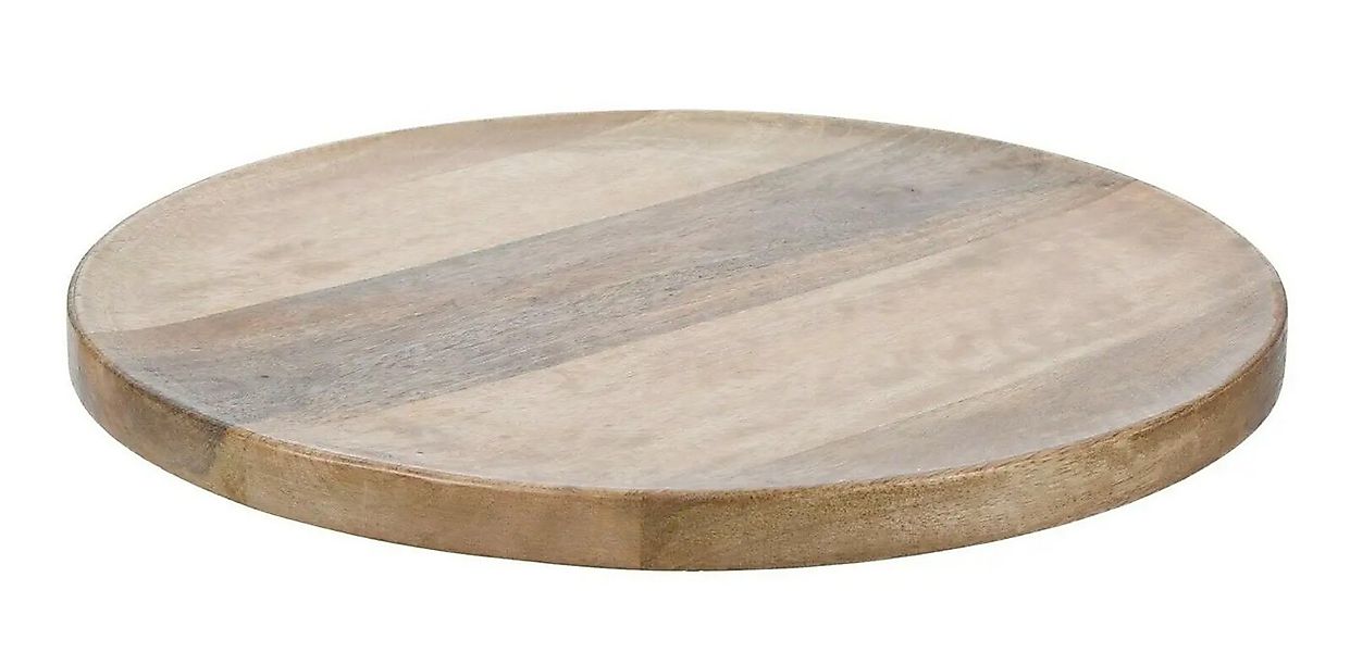 Meinposten Dekoteller Teller Holzteller Dekoteller Mangoholz Holz Ø 38 cm ( günstig online kaufen