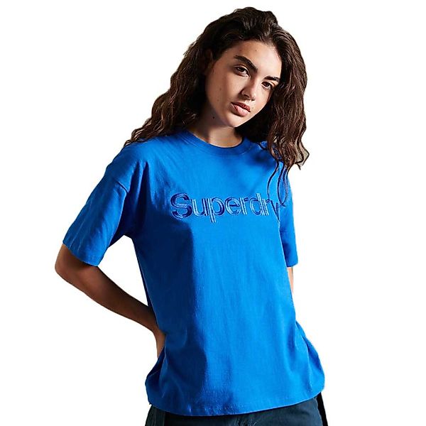 Superdry Core Logo Source Kurzarm T-shirt XL Eagle Blue günstig online kaufen