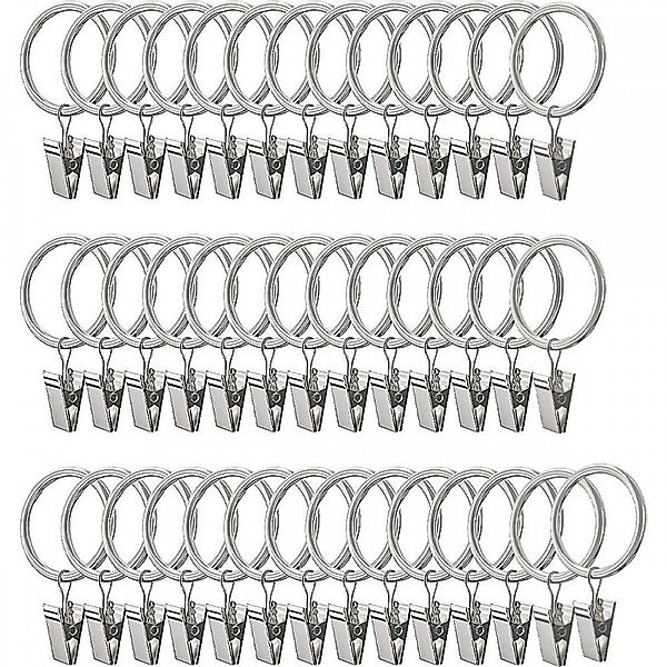 FELIXLEO Gardinenring 40er Pack Vorhangklammern mit günstig online kaufen