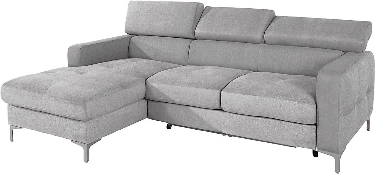COTTA Ecksofa "Sammy L-Form", mit Kopfteilverstellung, wahlweise mit Bettfu günstig online kaufen