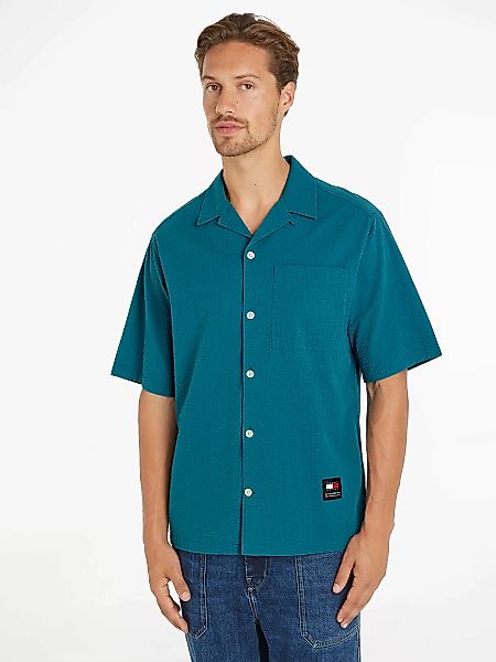 Tommy Jeans Kurzarmhemd TJM RLX SEERSUCKER CAMP SHIRT günstig online kaufen