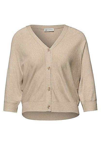 STREET ONE Cardigan 3/4-Arm und V-Ausschnitt günstig online kaufen