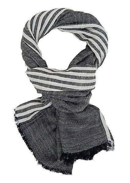 Ella Jonte Modeschal, leichter Herrenschal gestreift Baumwolle günstig online kaufen