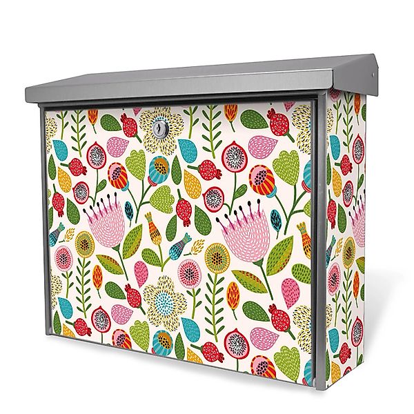 Banjado Briefkasten Edelstahl 38.5x31.5x12cm Ohne Zeitungsfach Inkl. Montag günstig online kaufen
