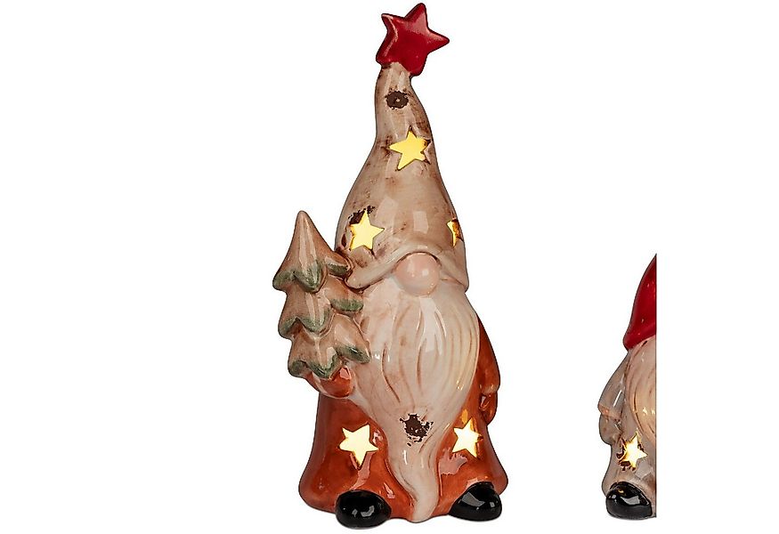 formano Dekofigur Winterzeit, Mit Timerfunktion, Mehrfarbig, Motiv: Wichtel günstig online kaufen