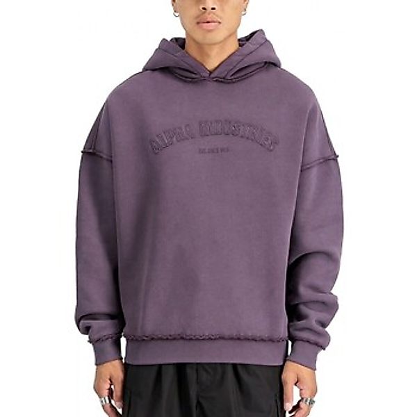 Alpha Industries  Sweatshirt Pflaumenpullover mit offenen Kanten günstig online kaufen