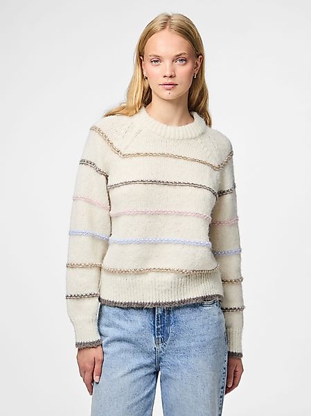 pieces Strickpullover PCNELIA LS O-NECK KNIT günstig online kaufen