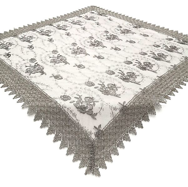 Stoffschmiede Tischdecke / Spitzendecke / 85x85cm günstig online kaufen