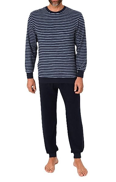 Normann Pyjama Normann Herren Frottee Pyjama lang mit Bündchen - auch in Üb günstig online kaufen