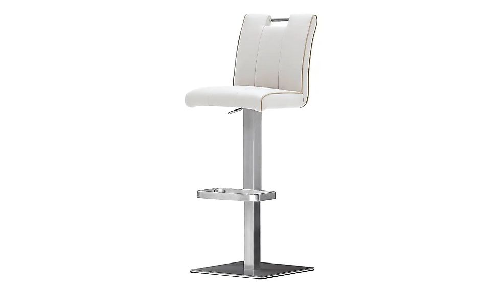 Barhocker  Anna ¦ weiß ¦ Maße (cm): B: 40 H: 89 T: 51.0 Polstermöbel > Hock günstig online kaufen