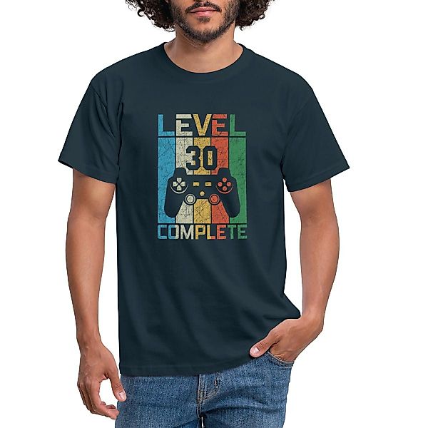 Spreadshirt T-Shirt 30. Geburtstag Level 30 günstig online kaufen