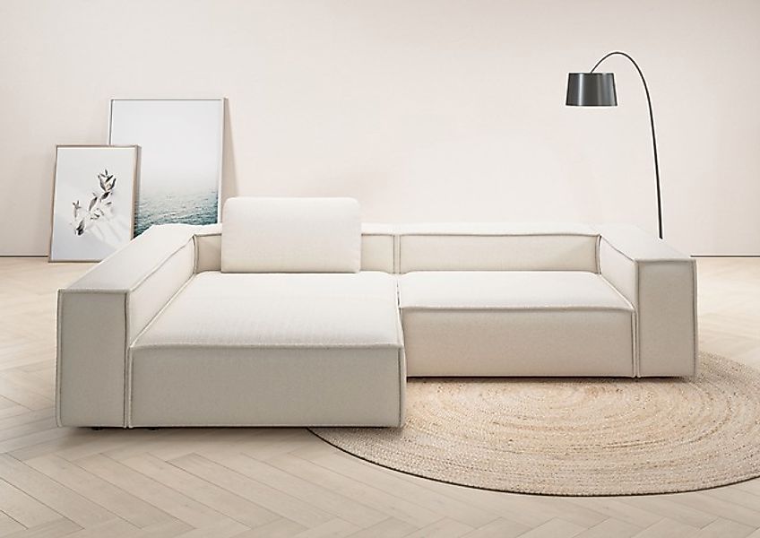 Places of Style Ecksofa »Watertown, moderne XXL L-Form, 306 cm breit«, Komf günstig online kaufen
