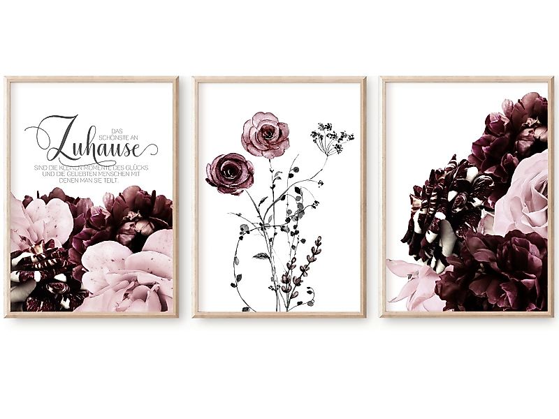 homestyle-accessoires Poster Bilderset Bilder Wandbilder DAS günstig online kaufen