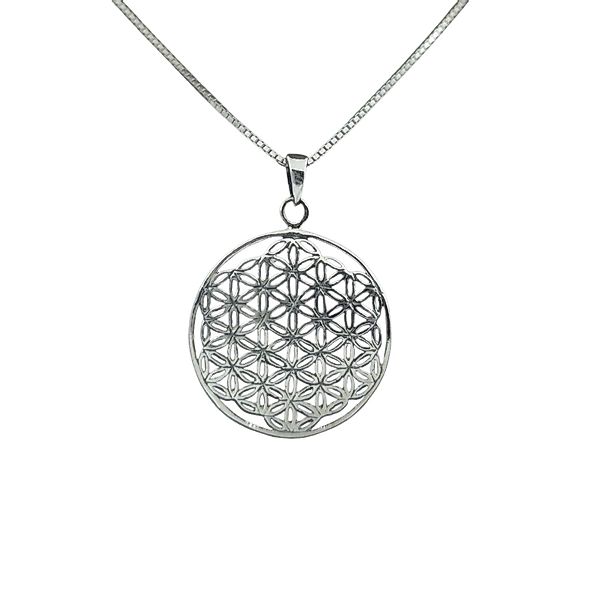 NAHLE Kette mit Anhänger Silberkette Lebensblume günstig online kaufen