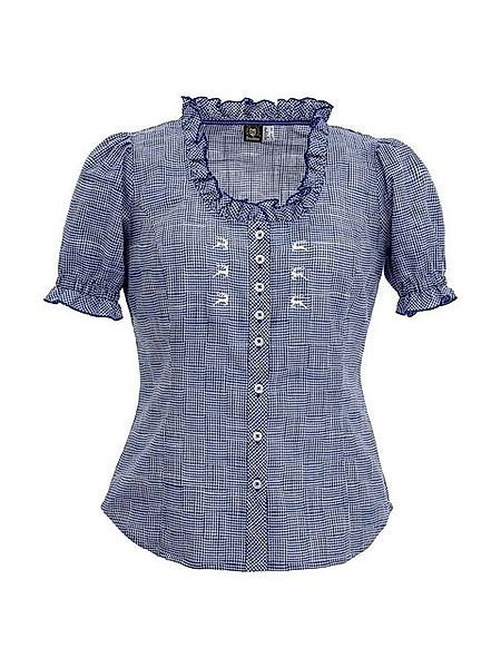 OS-Trachten Trachtenbluse Bluse 451000-3515-48 jeans günstig online kaufen