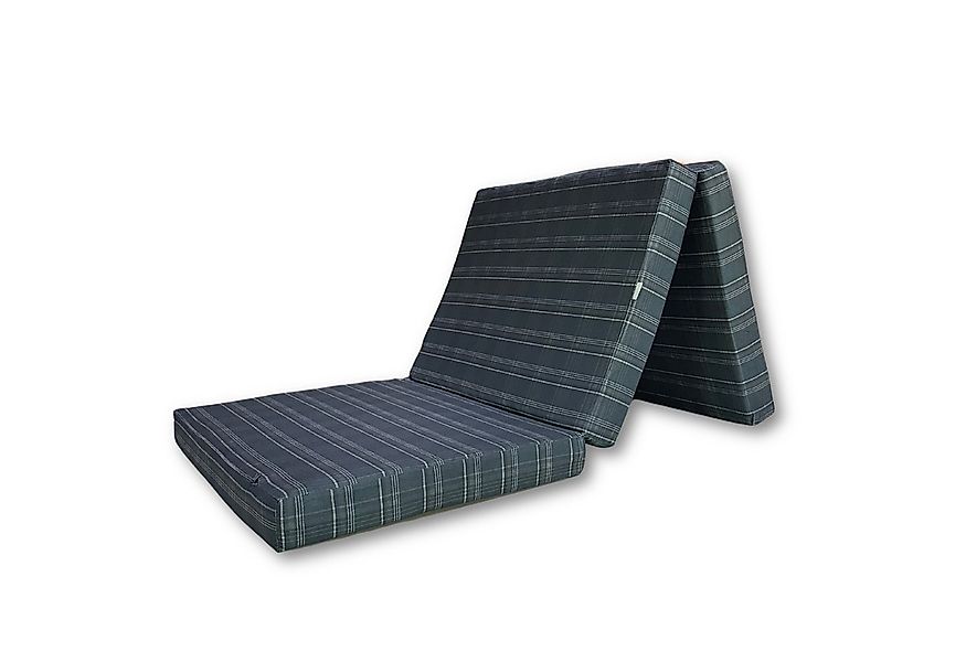Klappmatratze Klappmatratze Gästematratze VW GTD Karomuster 195x60x9cm Falt günstig online kaufen