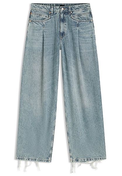 BOSS ORANGE 5-Pocket-Jeans mit weitem Beinverlauf und Bundfalten (1-tlg) günstig online kaufen