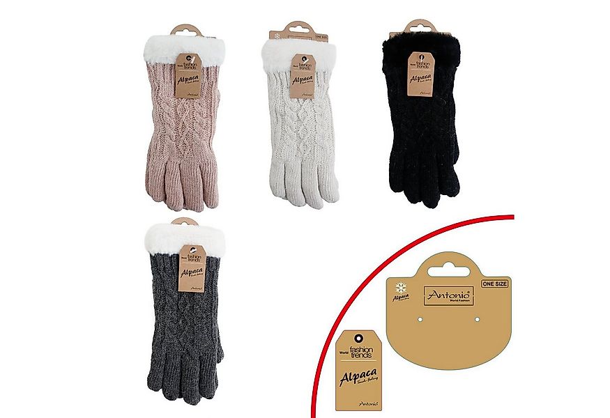 Antonio Strickhandschuhe Winter Damen Handschuhe » Strickhandschuhe Soft Te günstig online kaufen