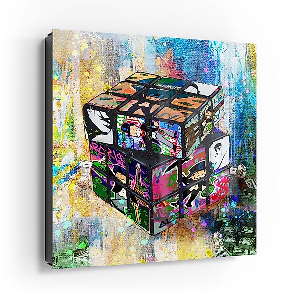 DEQOART Schlüsselkasten 'Pop-Kultur Würfel', Glas Schlüsselbox günstig online kaufen