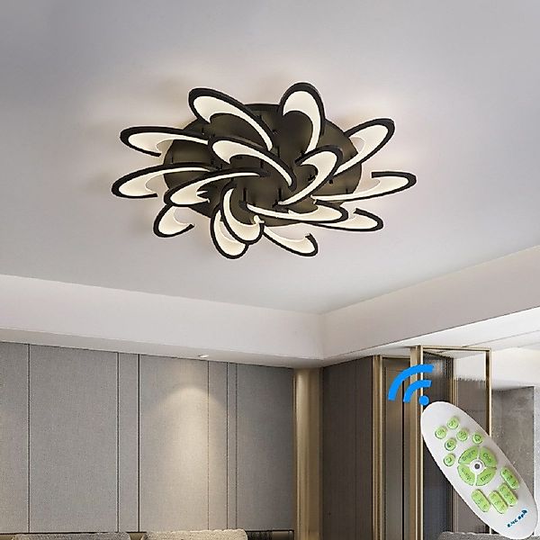 Eurotondisplay LED Deckenleuchte LED Deckenleuchte Fernbedienung günstig online kaufen