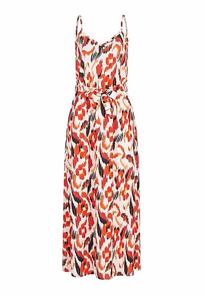 CLOUD 5IVE Shirtkleid "CLOUD 5IVE Maxi-Kleid mit V-Neck und Bindegürtel" 1 günstig online kaufen