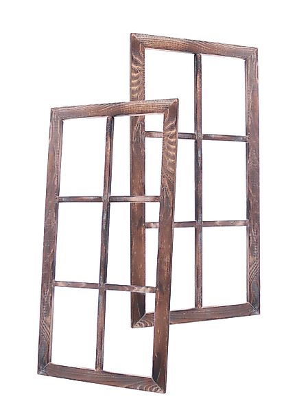 Spetebo Wanddekoobjekt Deko Fensterrahmen aus Holz günstig online kaufen