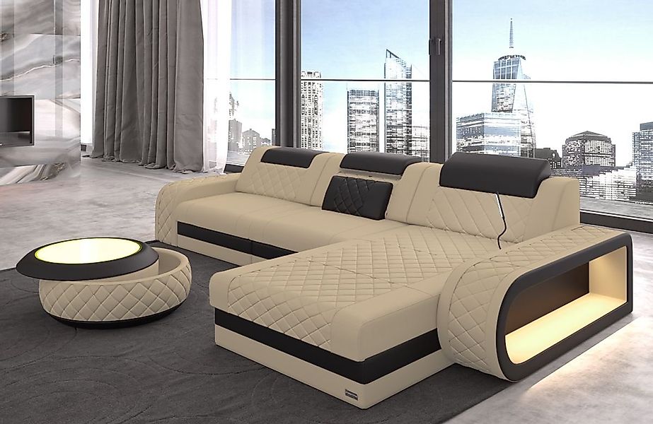 Sofa Dreams Ecksofa Stoff Polstersofa Couch Sofa Berlin L Form Stoffsofa, m günstig online kaufen