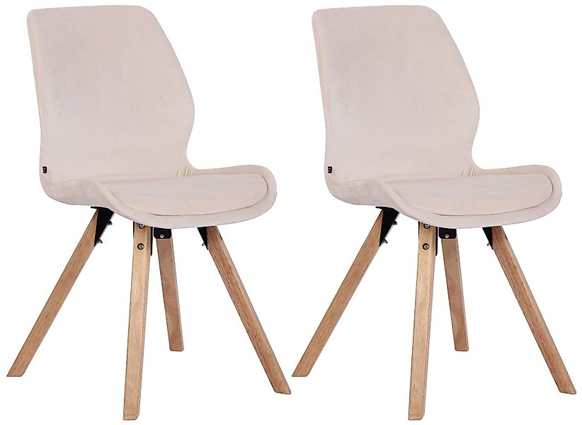 CLP Esszimmerstuhl Luna (2er Set), Kunststoff/ günstig online kaufen