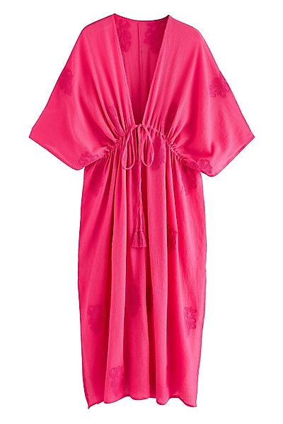 Next Strandkleid Maxi-Kimono mit Taillengürtel und günstig online kaufen