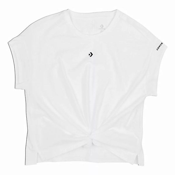 Converse T-Shirt WOMEN'S CONVERSE STAR CHEVRON TWIST (1-tlg) Knoten am Saum günstig online kaufen